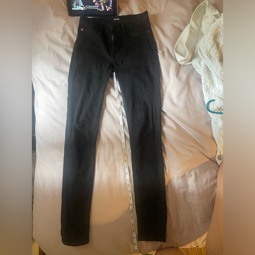Hudson jeans mid rise black 25 midrise